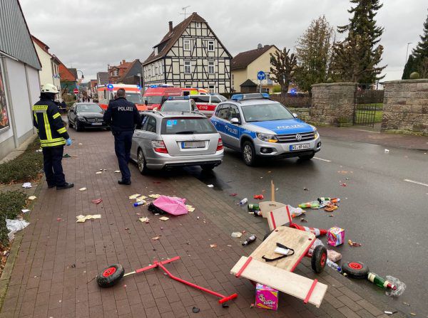 Volkmarsen nach der Tat.  APA/AFP