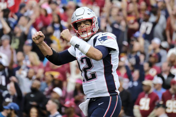 20 Jahre lang trug Tom Brady das Trikot der New England Patriots und führte sie zu sechs Super-Bowl-Titeln. AP