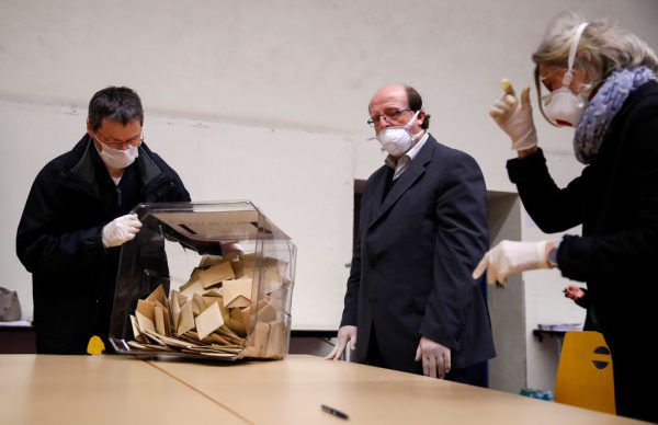 Am Sonntag wurde in Frankreich gewählt. Reuters