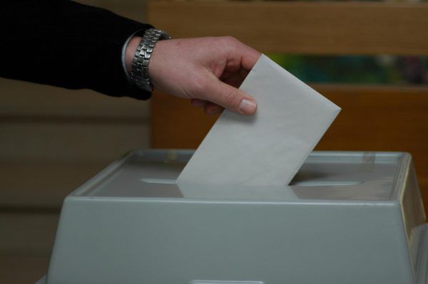 Auf drei Arten kann die Stimme abgegeben werden. Archiv