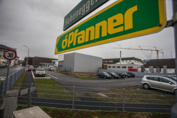 Das Pfanner-Werk in Lauterach. Steurer
