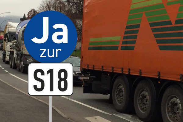 Die Freiheitlichen verlangen ein klares „Ja“ zur S18. FPÖ Vorarlberg