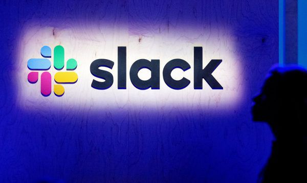 Die Slack-Aktie verlor deutlich an Wert. AFP