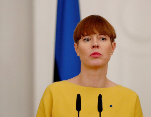 Estlands Präsidentin Kersti Kaljulaid. Reuters