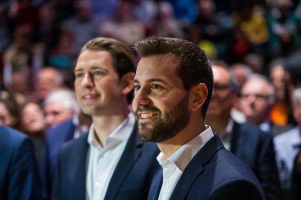 Oben: Simon Tschann gilt als Bewunderer von Kanzler Sebastian Kurz.Rechts: Mit Markus Linhart verliert Kurz den Bürgermeister in einer Landeshauptstadt. Steurer, Hartinger