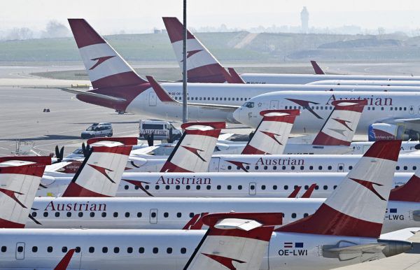 Flugzeuge der AUA sollen 130 Tonnen an Schutzausrüstung aus China nach Österreich holen. APA