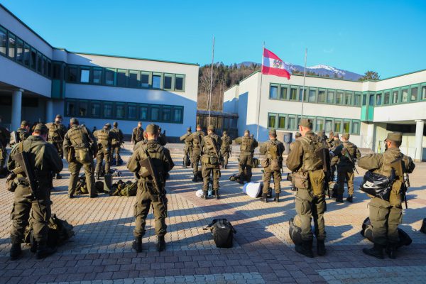 Gestern trafen 145 Soldaten aus der Steiermark in Vorarlberg ein. Hartinger