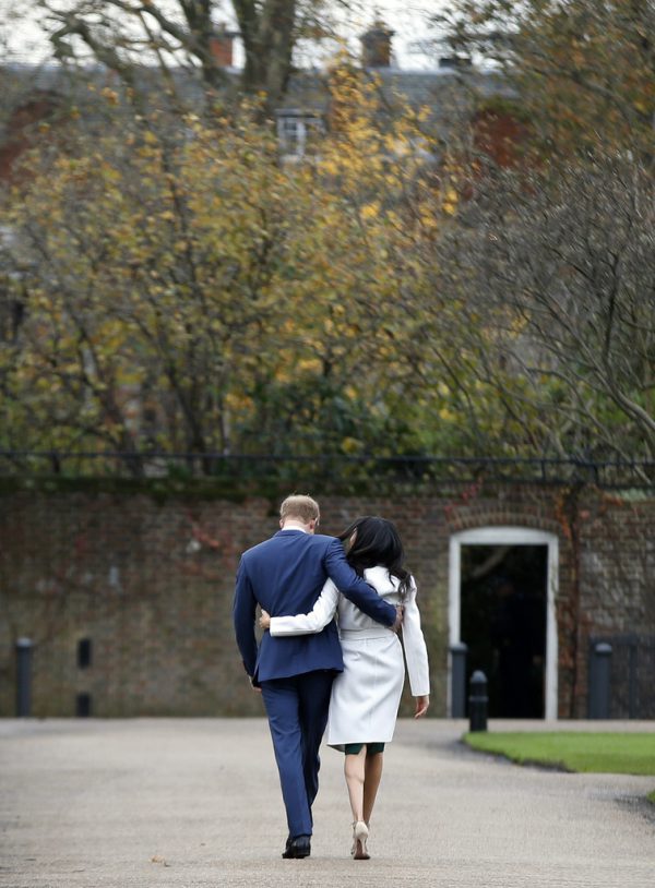 Prinz Harry und seine Meghan sagten gestern Goodbye. AP