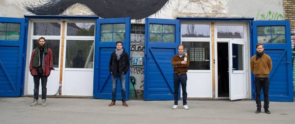 Die Initiatoren Clemens Bohle, Andreas Wurbs, Leonhard Pranter und Gero Stephan (v.l.).