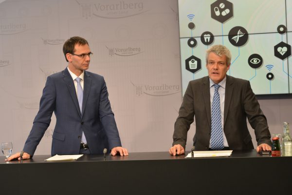 Landessanitätsdirektor Wolfgang Grabher. vlk