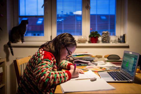 Ein Weiterbildungsangebot zum Homeschooling soll geschaffen werden.Symbolbild/AFP