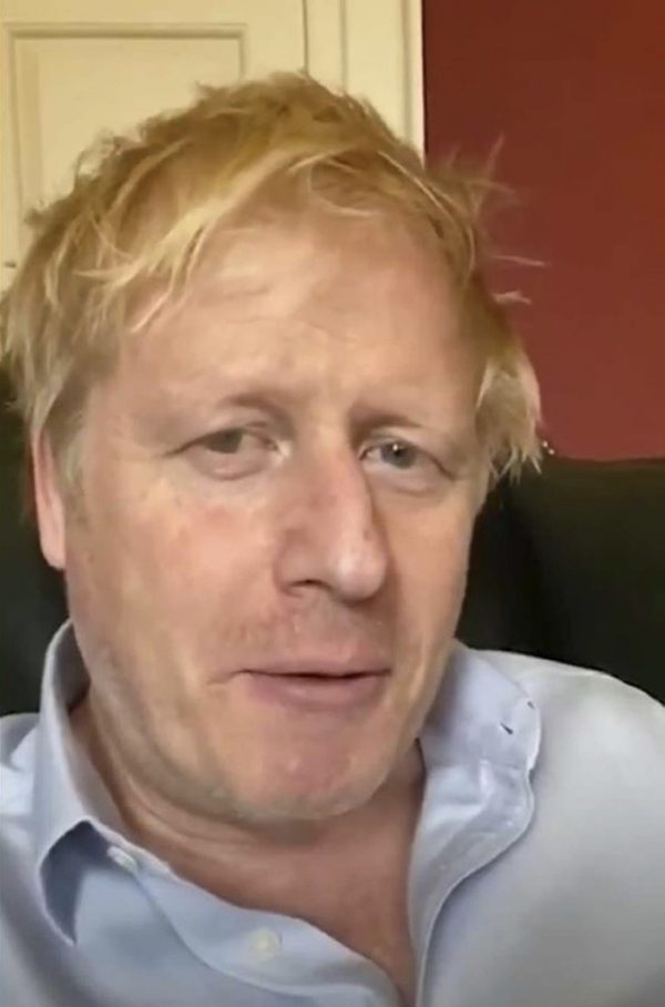 Schwer erkrankt: Boris Johnson. AP/Twitter