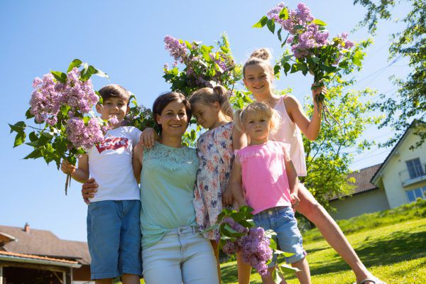 Gabi Gassner-Fritsche wird heute von ihren vier Kindern verwöhnt. Klaus Hartinger
