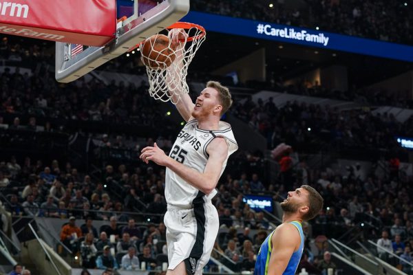 Pöltl bei einem Dunk. USA today sports