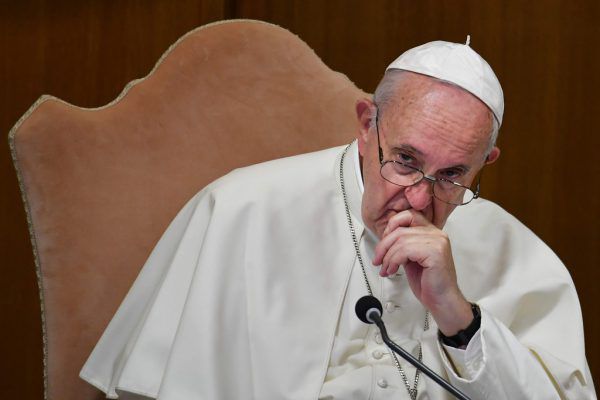 Papst Franziskus äußerte sich in einer Videobotschaft. AFP