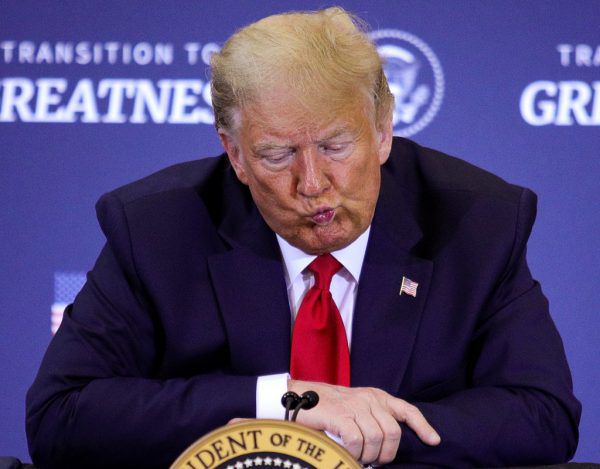 Präsident Trump unter Beschuss. REUTERS