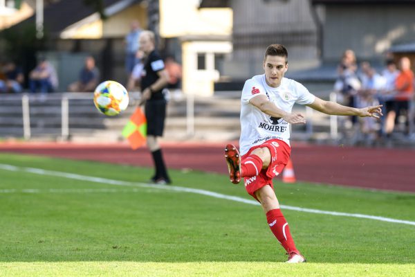 Florian Prirsch trifft heute auf seine alten Kollegen. Bei der zweiten Mannschaft von Rapid Wien spielte der 22-Jährige eineinhalb Jahre. gepa/lerch