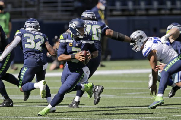 Russell Wilson entzückt derzeit die Fans der Seahawks. ap