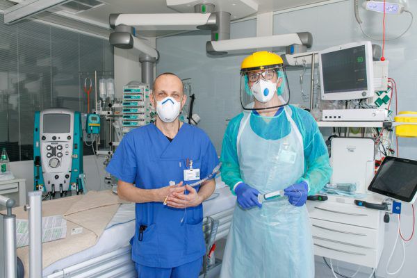 Auf den Intensivstationen sind nur 11 der 51 Betten belegt. Hofmeister