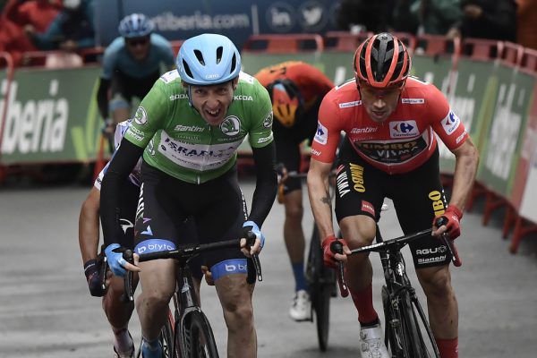 Dan Martin (l.) blieb knapp vor Primoz Roglic. ap