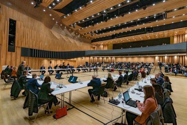 Die SItzung fand corona-bedingt im Montforthaus statt.  Stiplovsek
