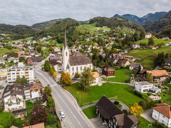 In der Vorderland-Gemeinde Weiler soll ein neues pfarrliches Zentrum entstehen.  Hartinger