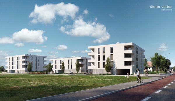 Insgesamt 42 Miet- und Mietkaufwohnungen sollen 2022 fertig sein. Architekturbüro Vetter