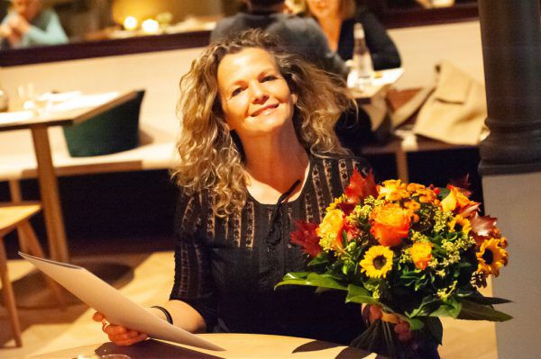 Johanna Doderer bei der Überreichung des Kompositionspreises. VLK/A. Serra