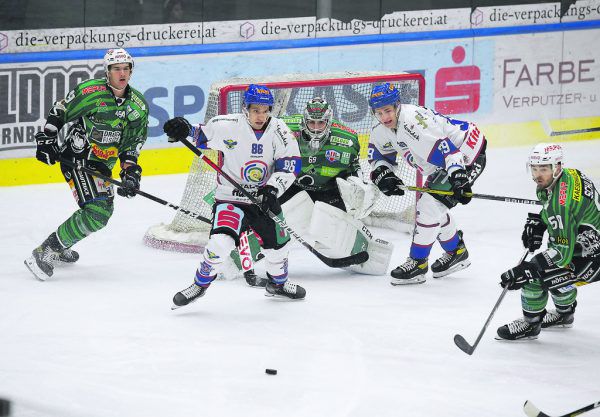 Karlo Skec stand gestern für den erkrankten Felix Beck bei den Wäldern im Tor. Klaus Hartinger