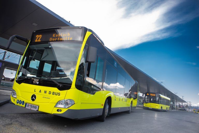 Der Landbus wird genutzt. Hartinger