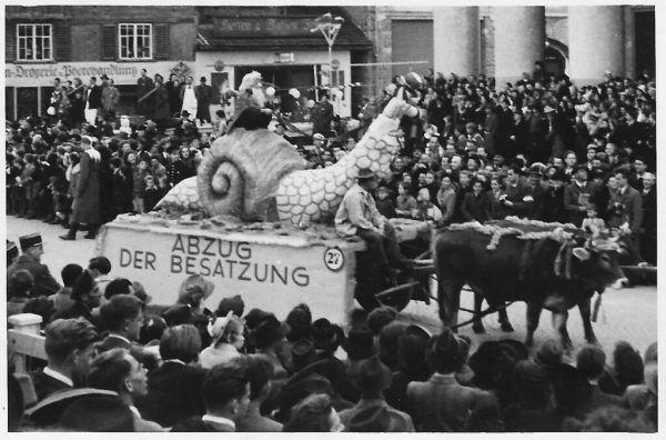 Der Abzug der Besatzungsmächte spielte ebenso eine Rolle wie der Zustand der Schifffahrt. Dornbirner Fasnatzunft (3)