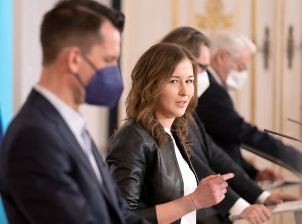 Die gestrige Pressekonferenz. apa/Schlager