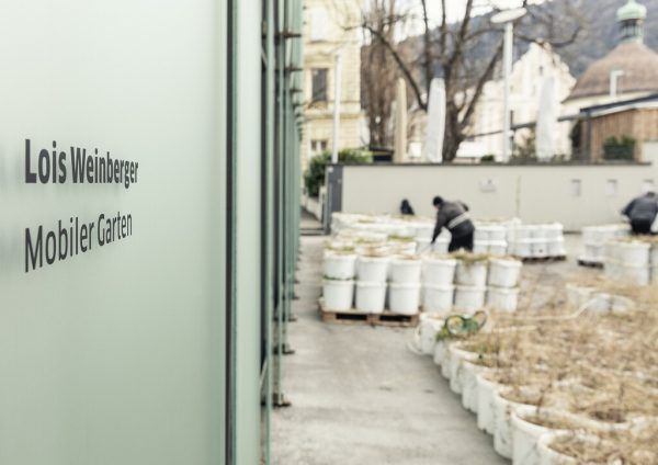 Die Installation vor dem KUB. Lukas Hämmerle