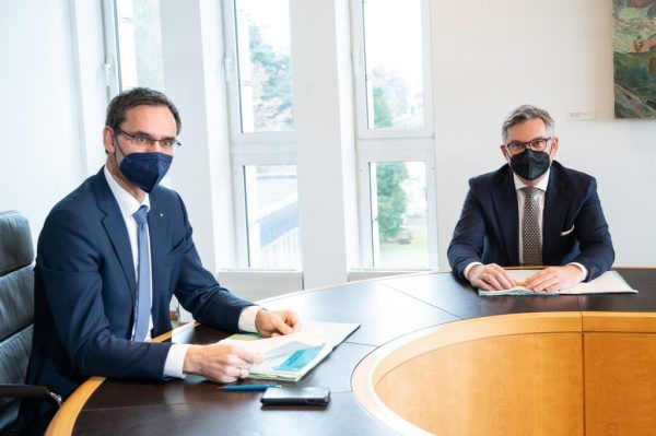 Eine Stunde dauerte der Austausch der beiden Politiker.