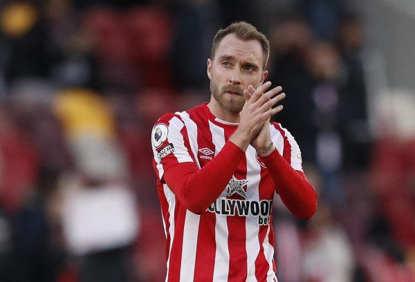 Eriksen im Brentford-Trikot. Reuters