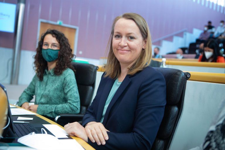 Christine Bösch-Vetter von den Grünen.Hartinger