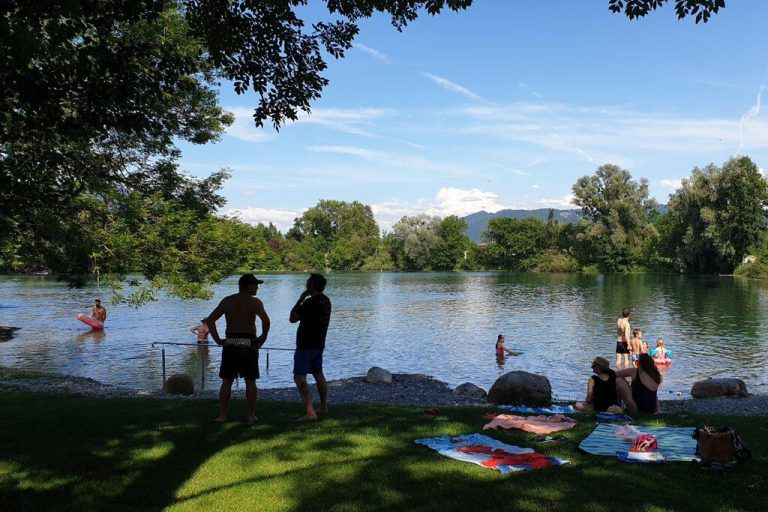 Der Dornbirner Badesee soll in etwa die Größe des Jannersees haben. Stadt Dornbirn
