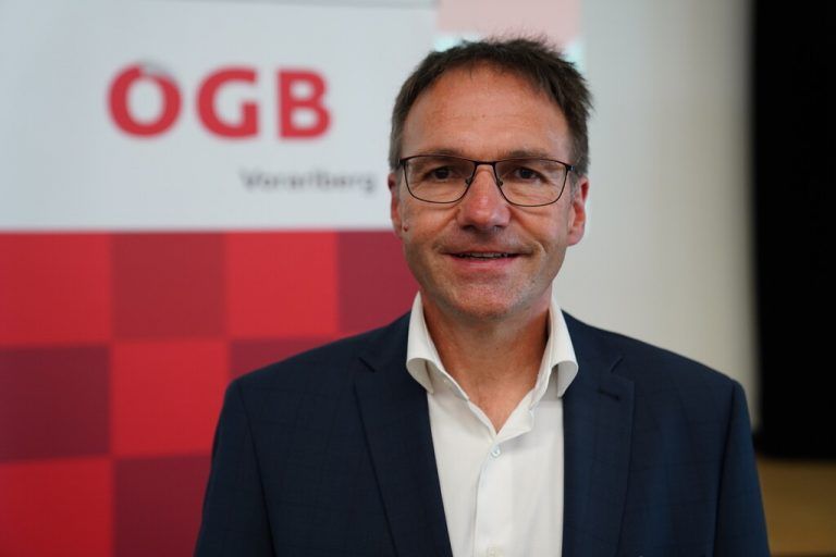 ÖGB-Landesvorsitzender Reinhard Stemmer. ÖGB Vorarlberg