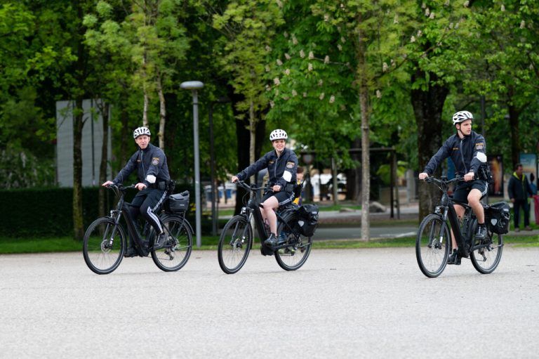 Die Fahrradpolizei wird auch in Vorarlberg weiter aufgestockt.Serra