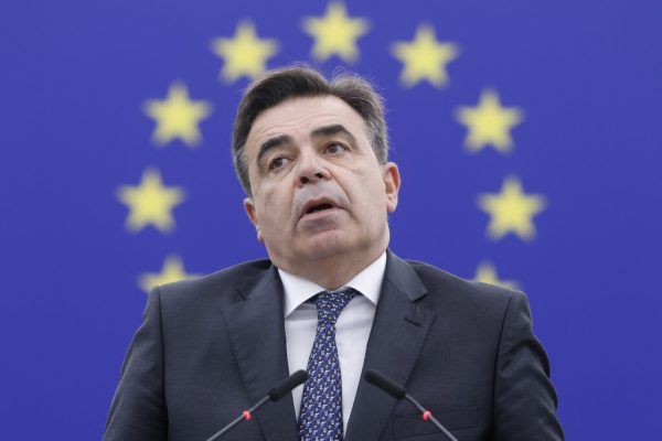 Kommisssionsvizepräsident Margaritis Schinas kündigte einen Aktionsplan zur Balkanroute an. AP