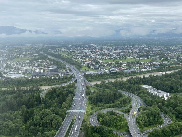 Auf dem Autobahnabschnitt im Großraum Bregenz gab es im Vorjahr mit vier die meisten Geisterfahrermeldungen. VOL.AT/Mayer