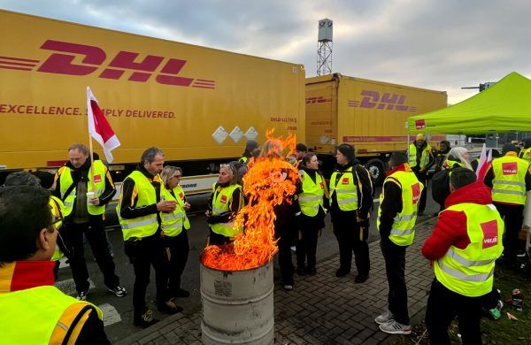 Schon vergangene Woche hatte es Warnstreiks bei der Post gegeben. Reuters
