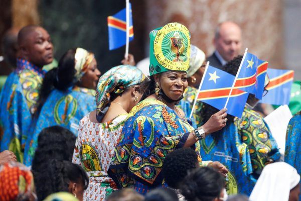 Vergangenen Juli zelebrierte der Papst eine Messe für die kongolesische Gemeinde in Rom. Reuters