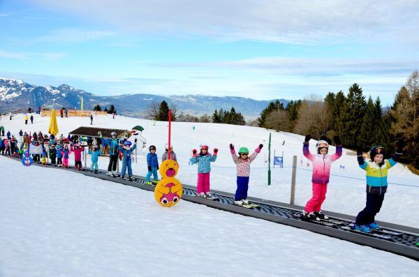 Am „Zwergberg“ üben die Kleinsten.   MG rankweil