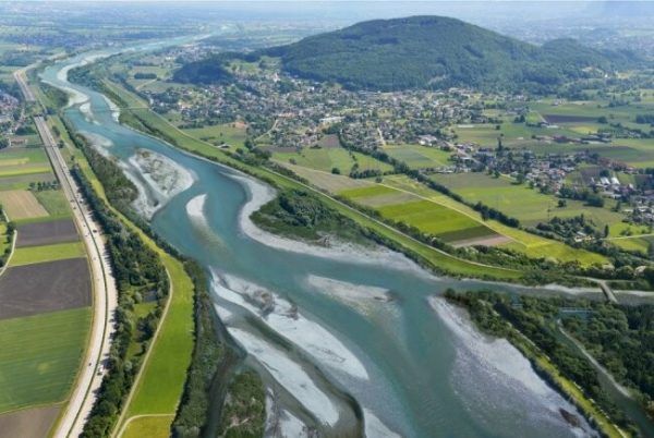 Mit dem Projekt „Rhesi“ soll der Hochwasserschutz am Alpenrhein verbessert werden. ⇒RHESI