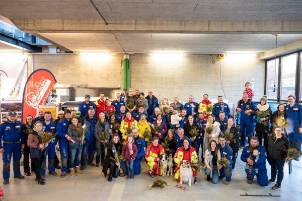 Die Einsatzkräfte wurden am 14. Februar 2023 bei ihrer Rückkehr in Rankweil empfangen.