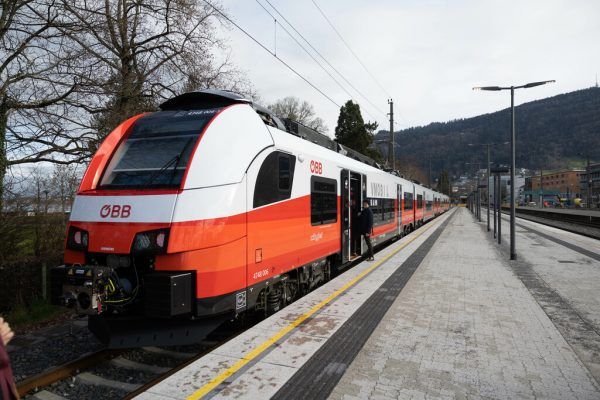 Bald sollen die Züge jede Stunde von Bregenz nach St. Margrethen fahren.Hartinger