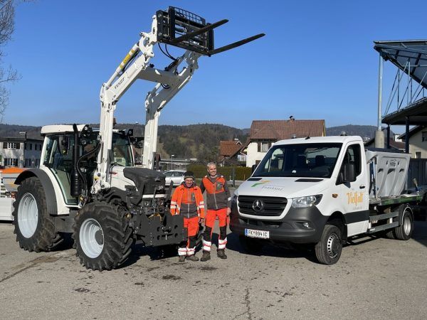 Frastanz beschaffte neuen Fendt-Traktor und Mercedes-Sprinter.MG Frastanz