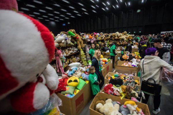 Kurze Ruhepause bei den Teddys für die Mitarbeitenden.