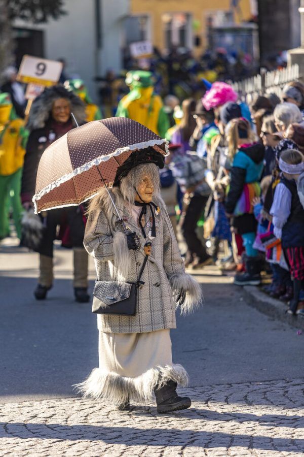 Nach zwei Jahren Pause gab es erstmals wieder einen großen Faschingsumzug in Feldkirch.
